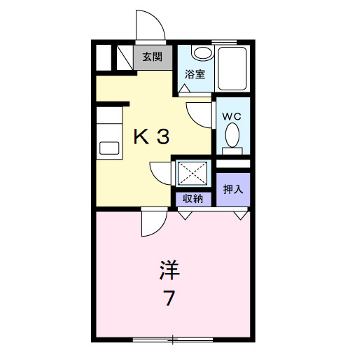 メゾンパークスA棟の間取り