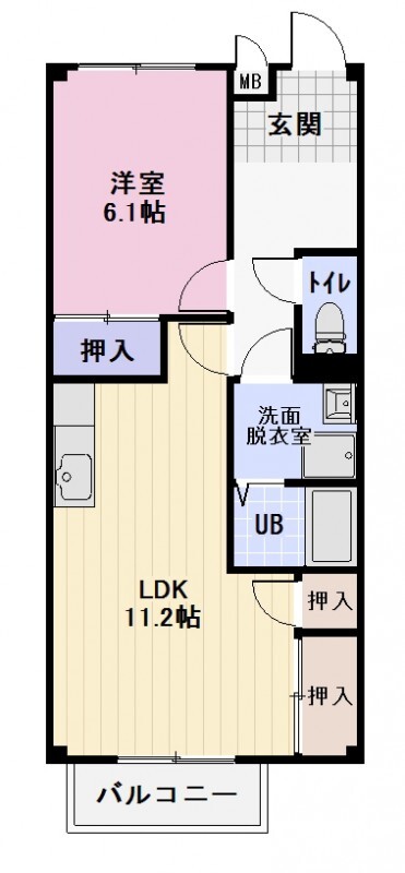 PARK SIDE 康舟の間取り