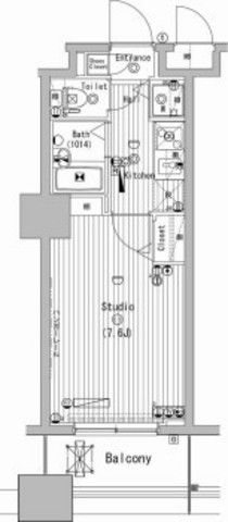 グランド・ガーラ横濱万世町の間取り
