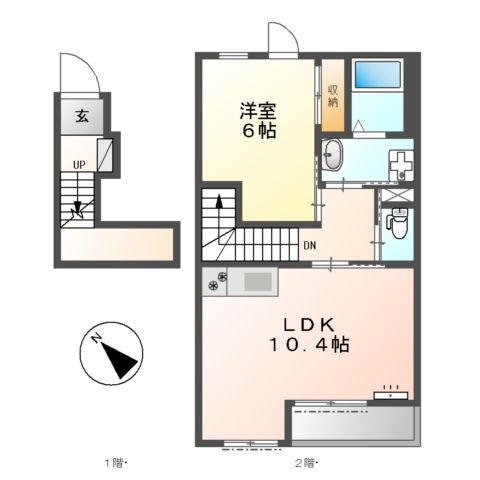 ルナ ラパンの間取り