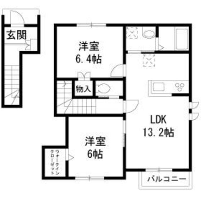 クレールメゾンの間取り