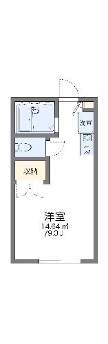 レオパレスプルニエⅡの間取り