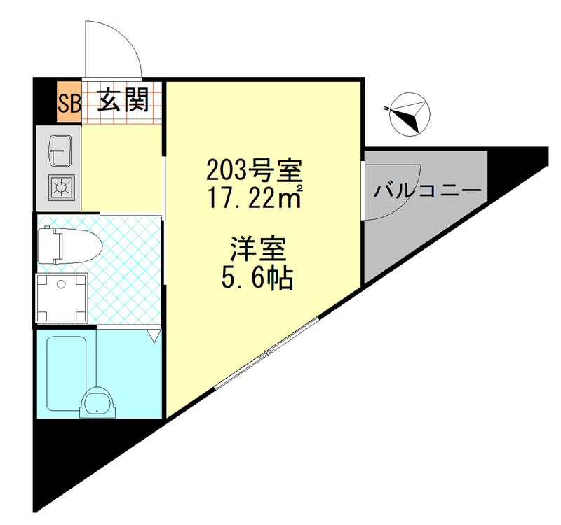 あおばトラスト中落合の間取り