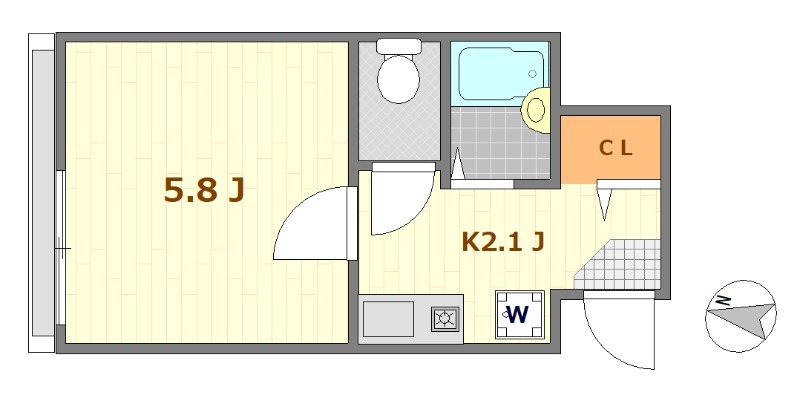 サンフラワー小岩の間取り