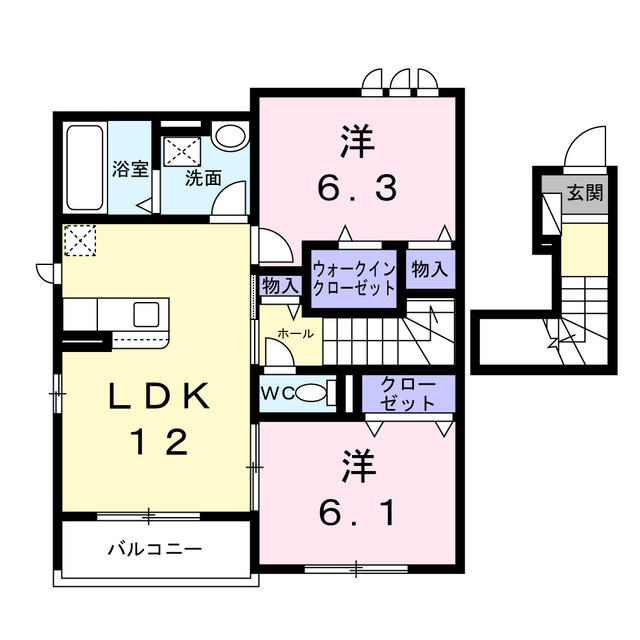 メゾンボヌールⅣの間取り