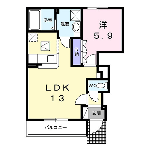 グリーンヒルⅡの間取り
