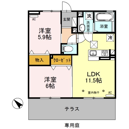 alveare(アルヴェアーレ)の間取り