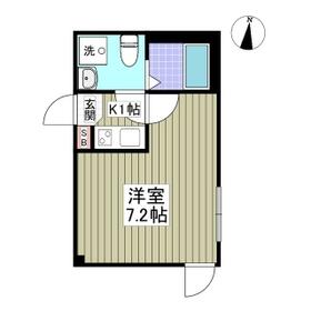 興野２丁目新築アパート・202号室の間取り