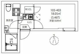 ＣＩＴＹ　ＷＡＬＫ　王子・403号室の間取り