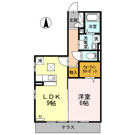 Dearcourtの間取り