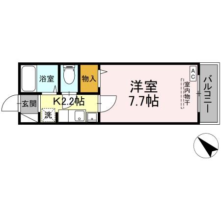 セリバテール太宰府の間取り