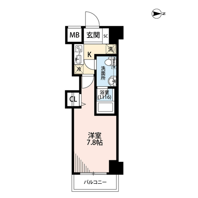 プレール・ドゥーク川崎大師の間取り