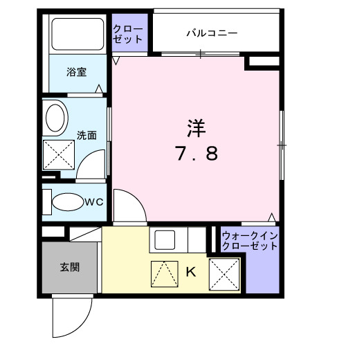 サンシャワーの間取り