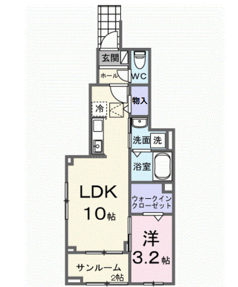 シャノワールSの間取り