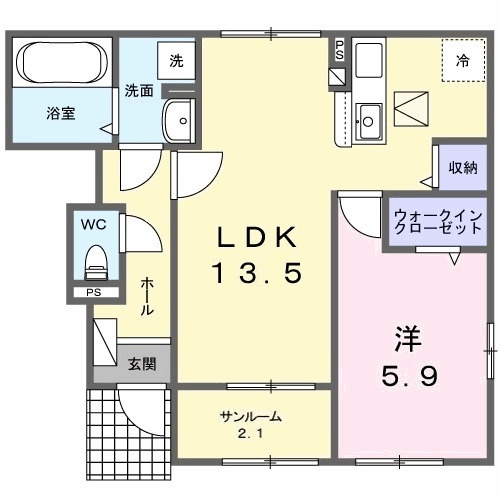 カハラ・Aの間取り