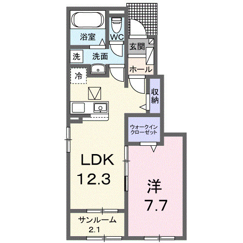 ナトリア ポートの間取り