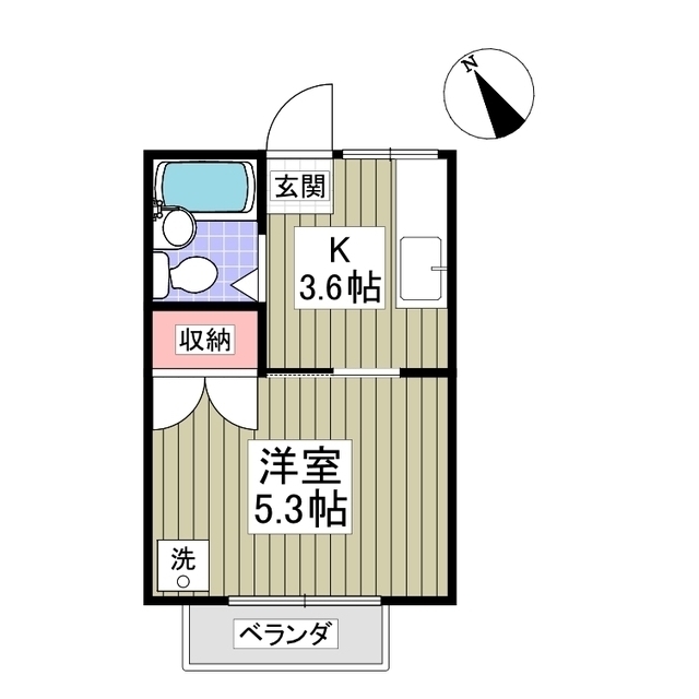 Tハイツの間取り