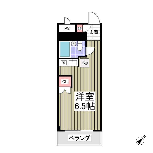 みずほマンションの間取り