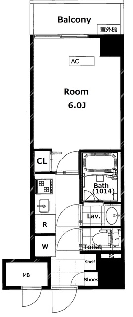 ライオンズマンション西が丘南の間取り