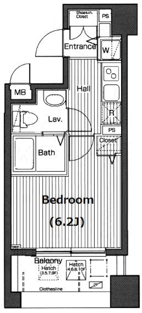 グランド・ガーラ横浜伊勢佐木町の間取り