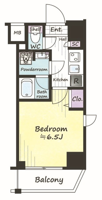 ガーラ・クレスタ横濱関内の間取り