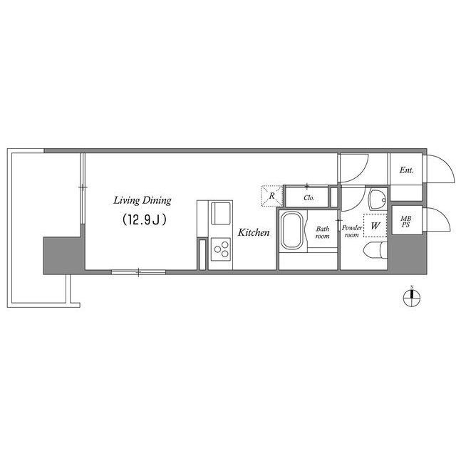 Gramercy Shirakawa Koenの間取り