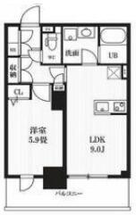 PEAKS神田の間取り