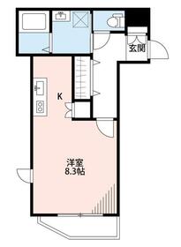 ボヌール北谷の間取り