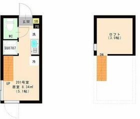 エスペランサ 平井の間取り