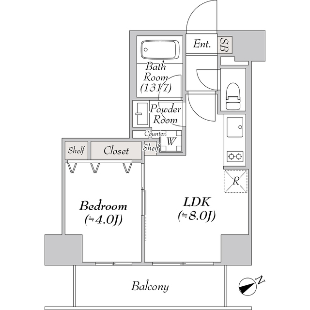 リテラス浅草橋イーストの間取り