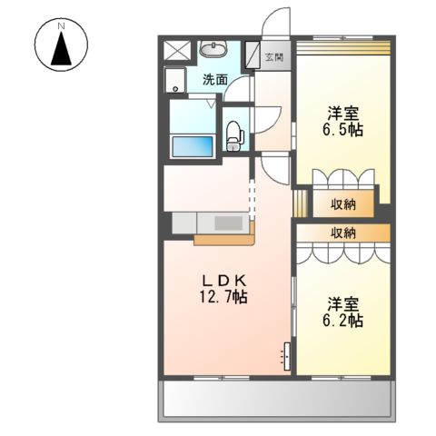 イマージュの間取り