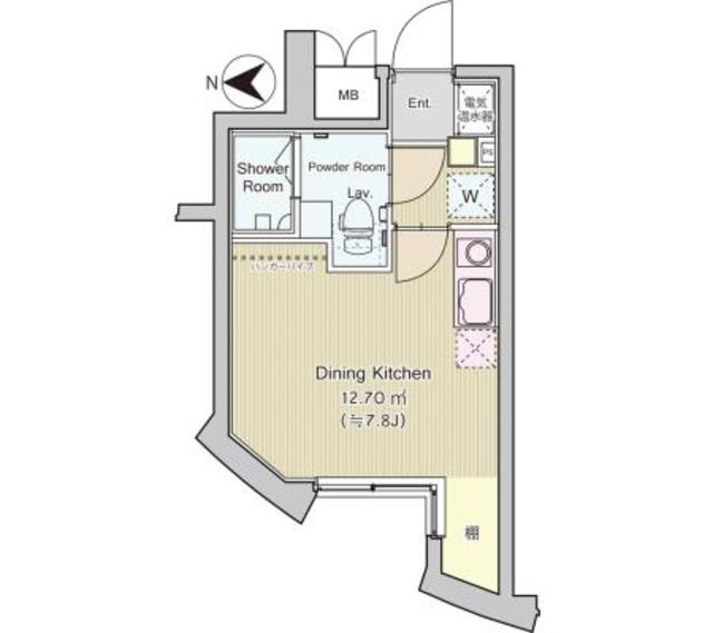 パティオスクエア中野・205号室の間取り