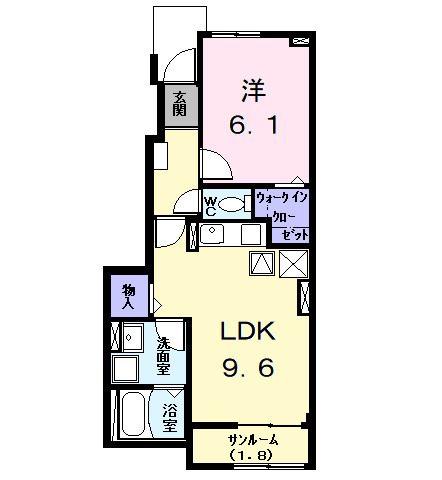 エスポワール KⅢの間取り