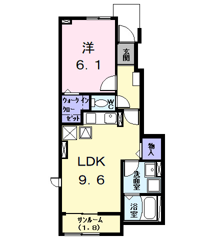 エスポワール KⅢの間取り