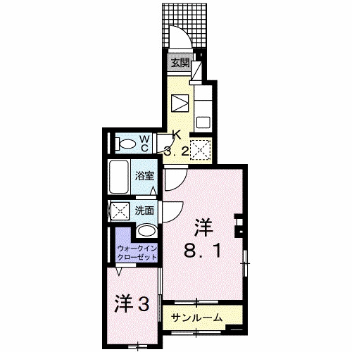 ソルヴィアの間取り