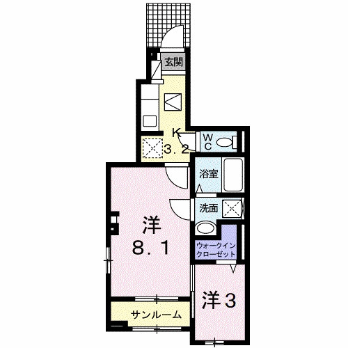 ソルヴィアの間取り