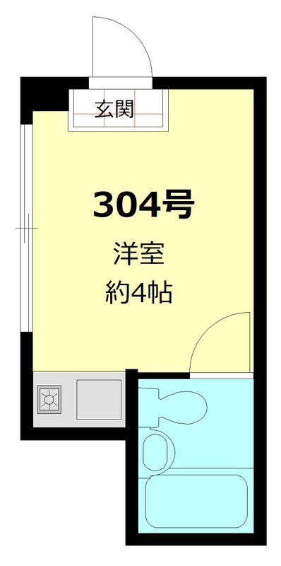 峰マンションの間取り