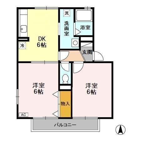 モン・レジーナ ABCDの間取り