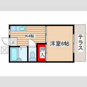 コーポはま乃の間取り