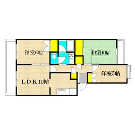 ベルメゾン小島の間取り