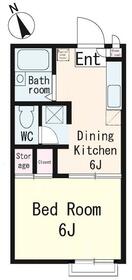 ルピナスA棟の間取り