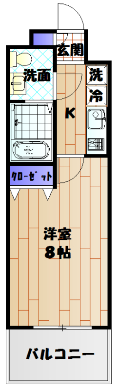 bono相模大野スカイフラッツの間取り