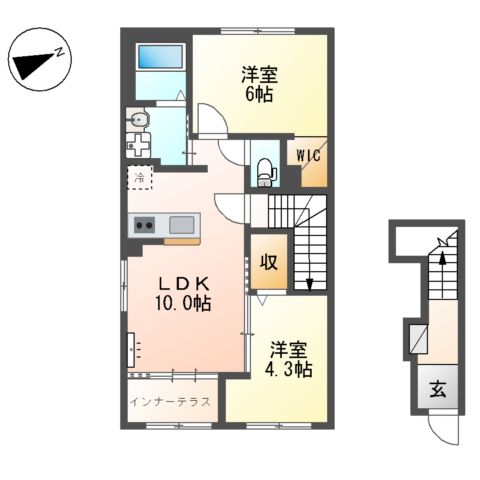 La Recolte (ラ レコルト)の間取り