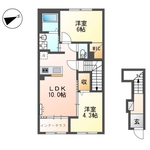 La Recolte (ラ レコルト)の間取り