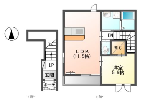 コンフォートMiltyの間取り