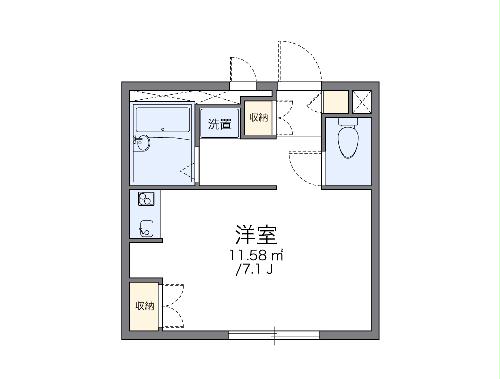 レオパレスジュネスの間取り