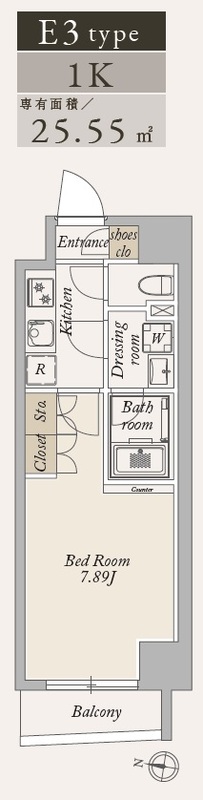 Ｌａ　Ｄｏｕｃｅｕｒ大島・0101号室の間取り