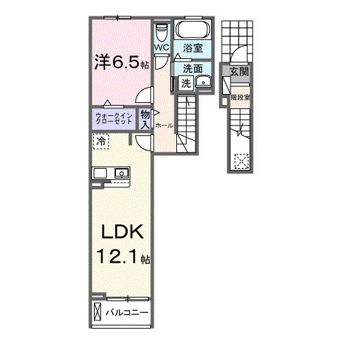 アルバ 涼の間取り