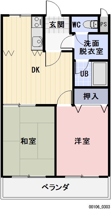 ラプラージュの間取り