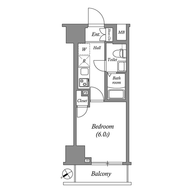 GENOVIAお花茶屋skygardenの間取り